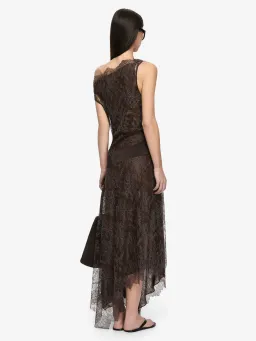 Bec & Bridge MARIKA ASYM DRESS Coffee Size 6 for rent on The Volte - image 2