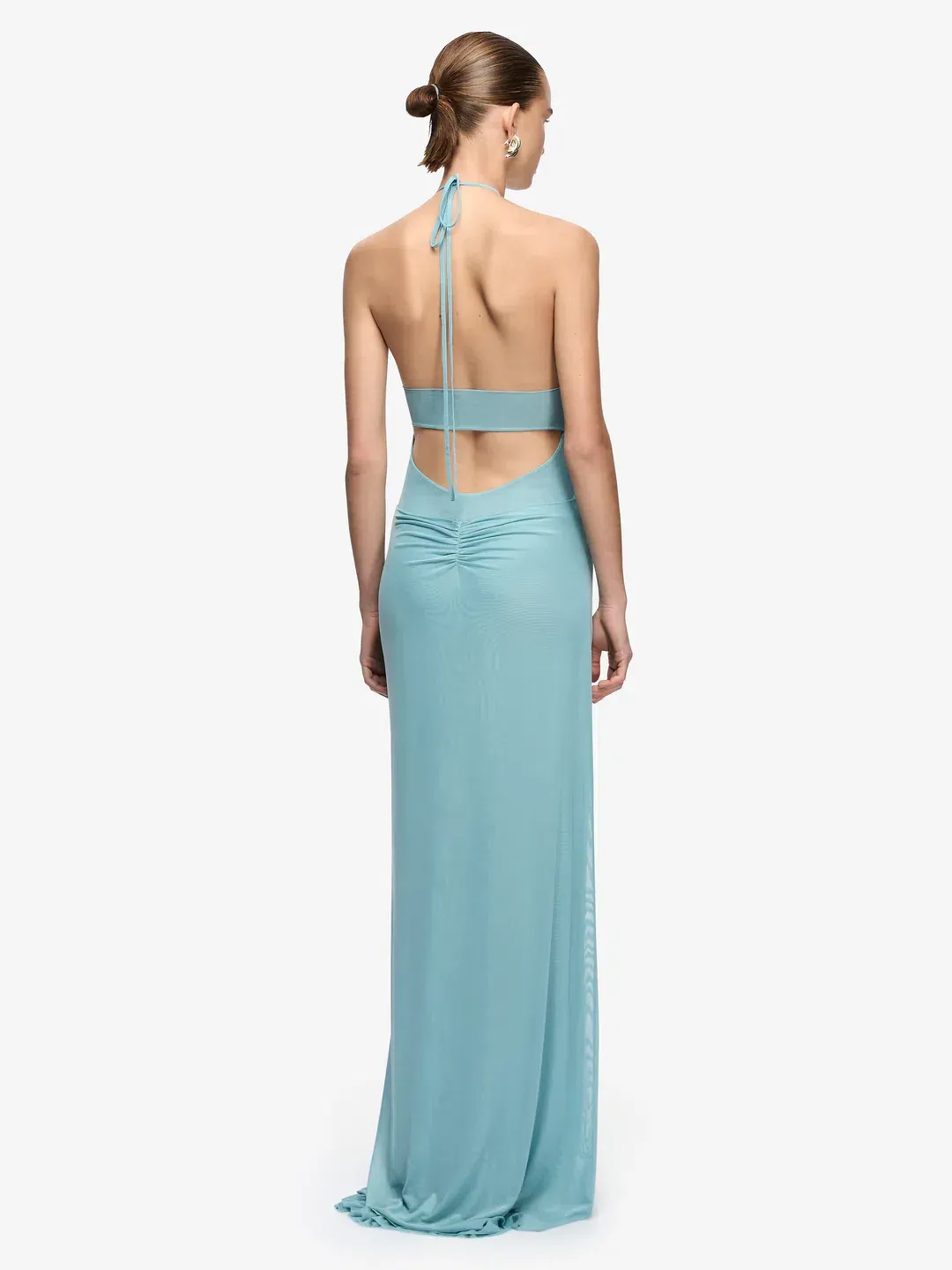 Bec & Bridge XANTHI V NECK MAXI DRESS BERMUDA BLUE Size 10 for rent on The Volte - main image