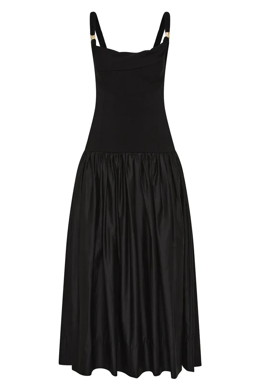🖤 Aje HALYCON Midi Dress in Black - Size M / 10 AU 🖤 for rent on The Volte - main image