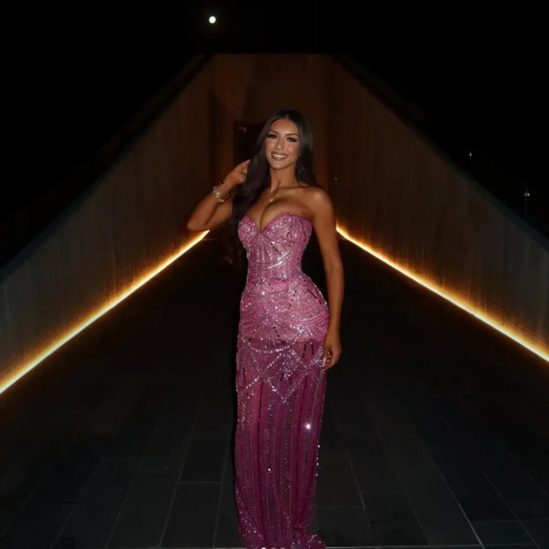 ALBINA DYLA Blush Majesty Gown Pink Size 8 for rent on The Volte - main image