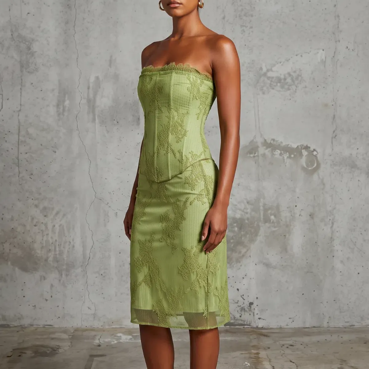 HNTR Inez Corset & MIdi Skirt for rent on The Volte - main image