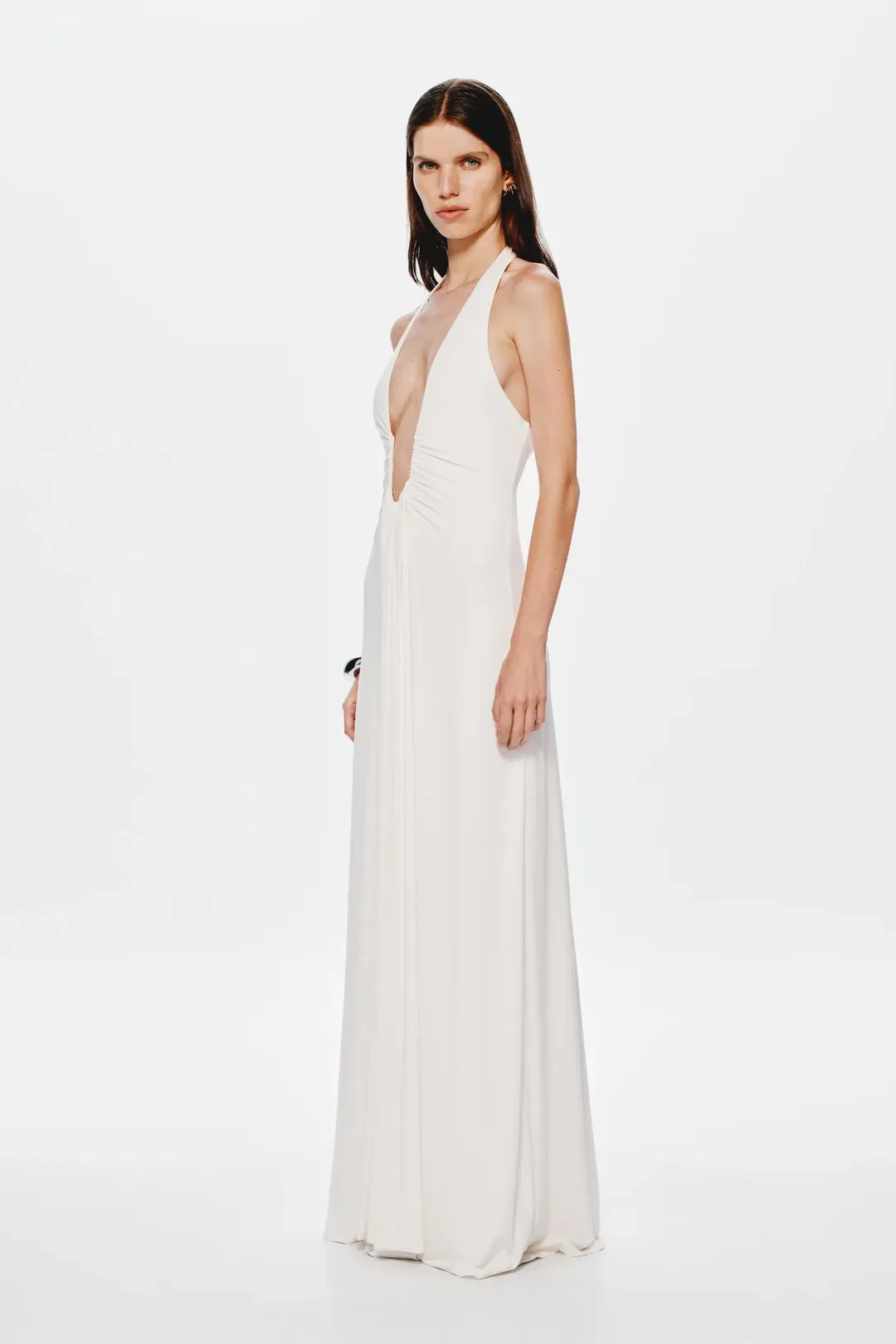 Misha Jennifer Cupro Maxi Dress for rent on The Volte - main image