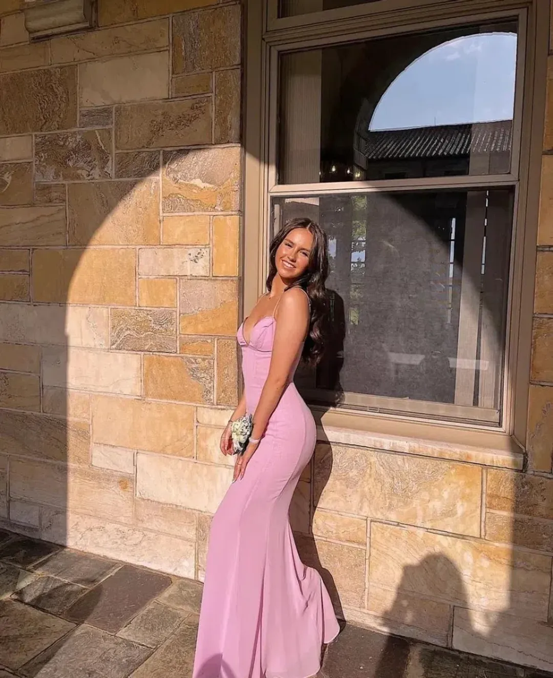 House of CB Loren Maxi Dress in Pink Size XS / AU 6 for rent on The Volte - main image