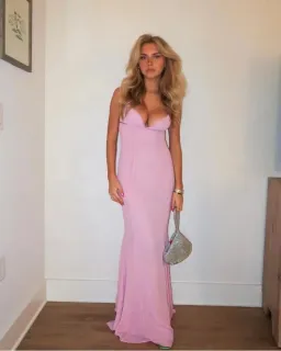 House of CB Loren Maxi Dress in Pink Size XS / AU 6 for rent on The Volte - image 5