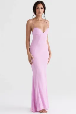 House of CB Loren Maxi Dress in Pink Size XS / AU 6 for rent on The Volte - image 1
