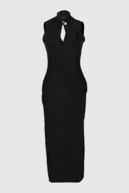 Karen Millen Bandage Knit Midi Dress Size S for rent on The Volte - image 5