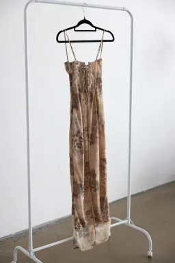 House of CB Aiza Cream Floral Print Maxi Dress for rent on The Volte - image 6