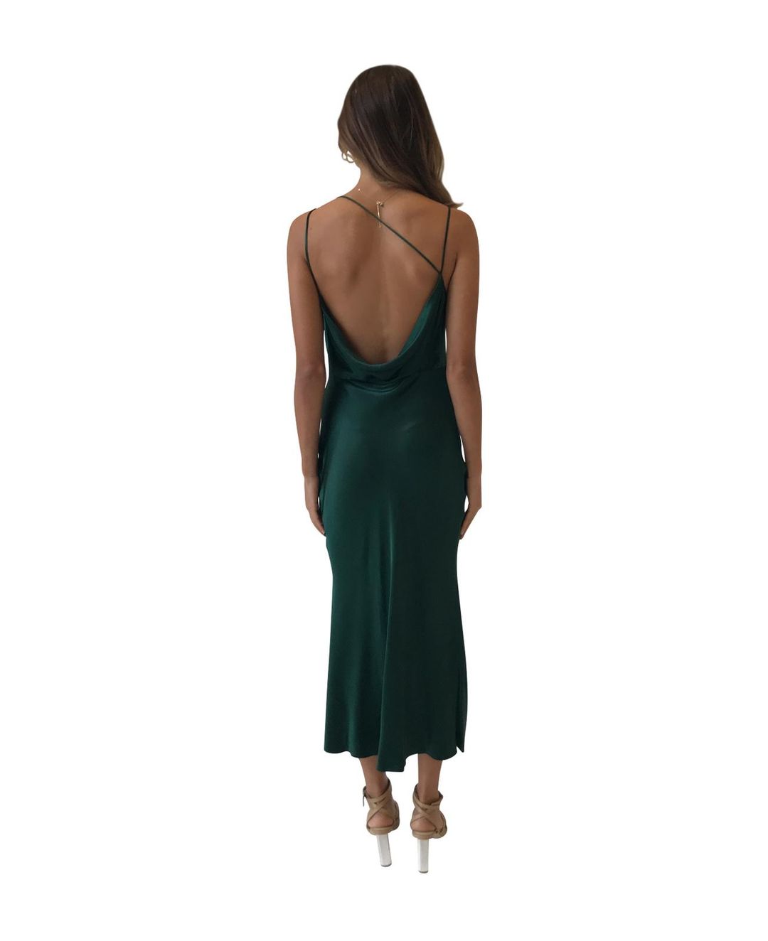 Bec & Bridge - Martini Club Split Green Dress Size 6 for rent on The Volte - main image