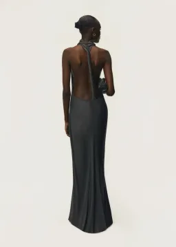 ARCINA ORI ROMY DRESS CHROME METALLIC SIZE 8 (S) for rent on The Volte - image 3