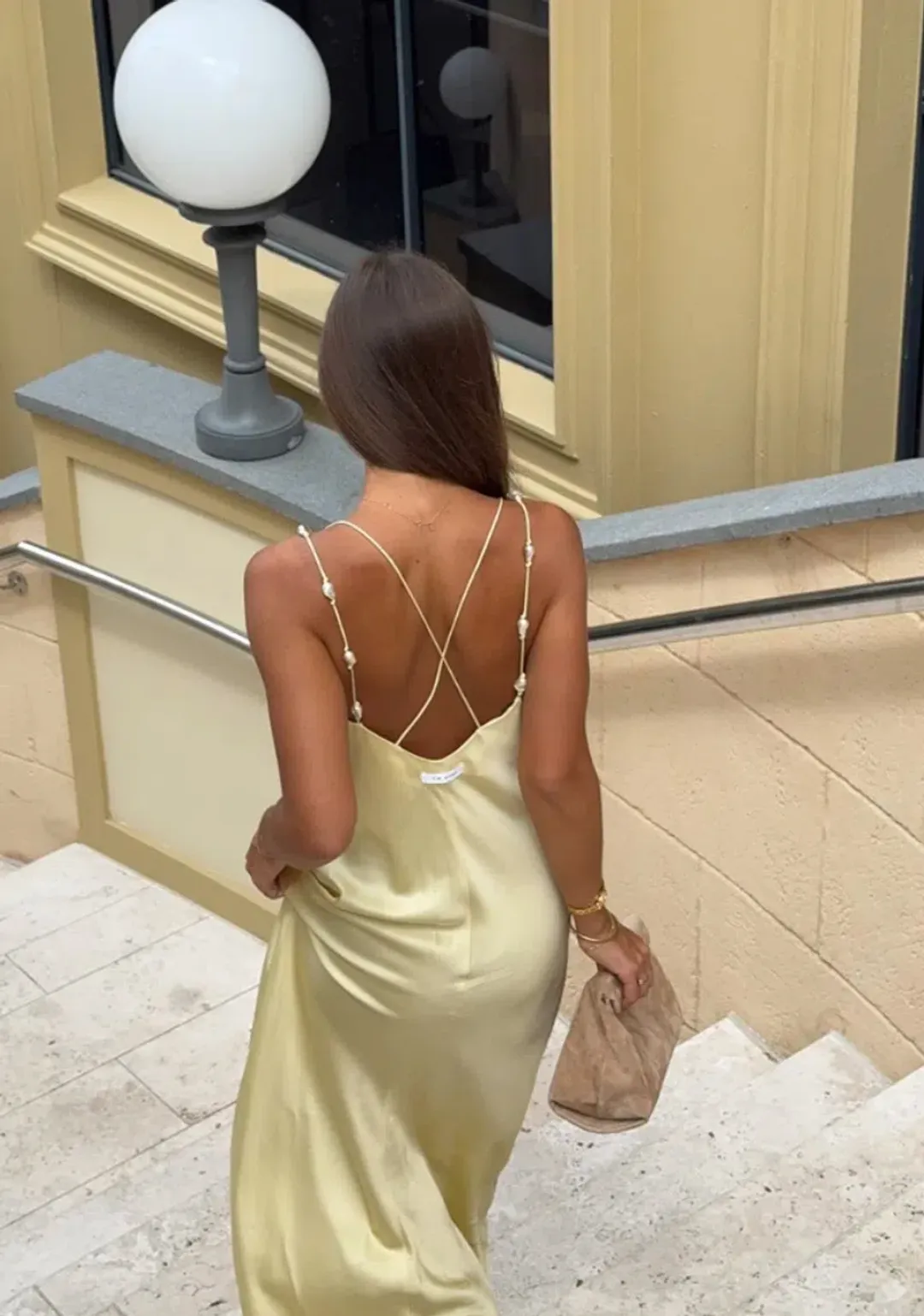 AJE Studio Agate Crossback Dress Size 8 for rent on The Volte - main image