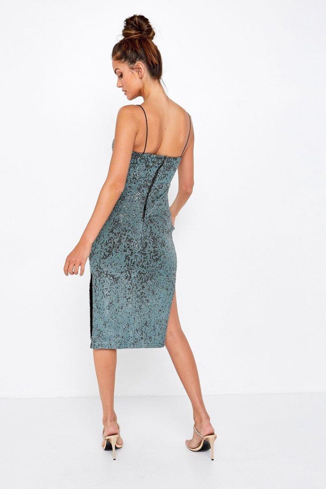 Mossman Night Fever Dress Green Size 8 for rent on The Volte - main image