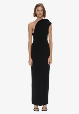 Christopher Esber Concave Wired Dress Black Size S for rent on The Volte - image 1