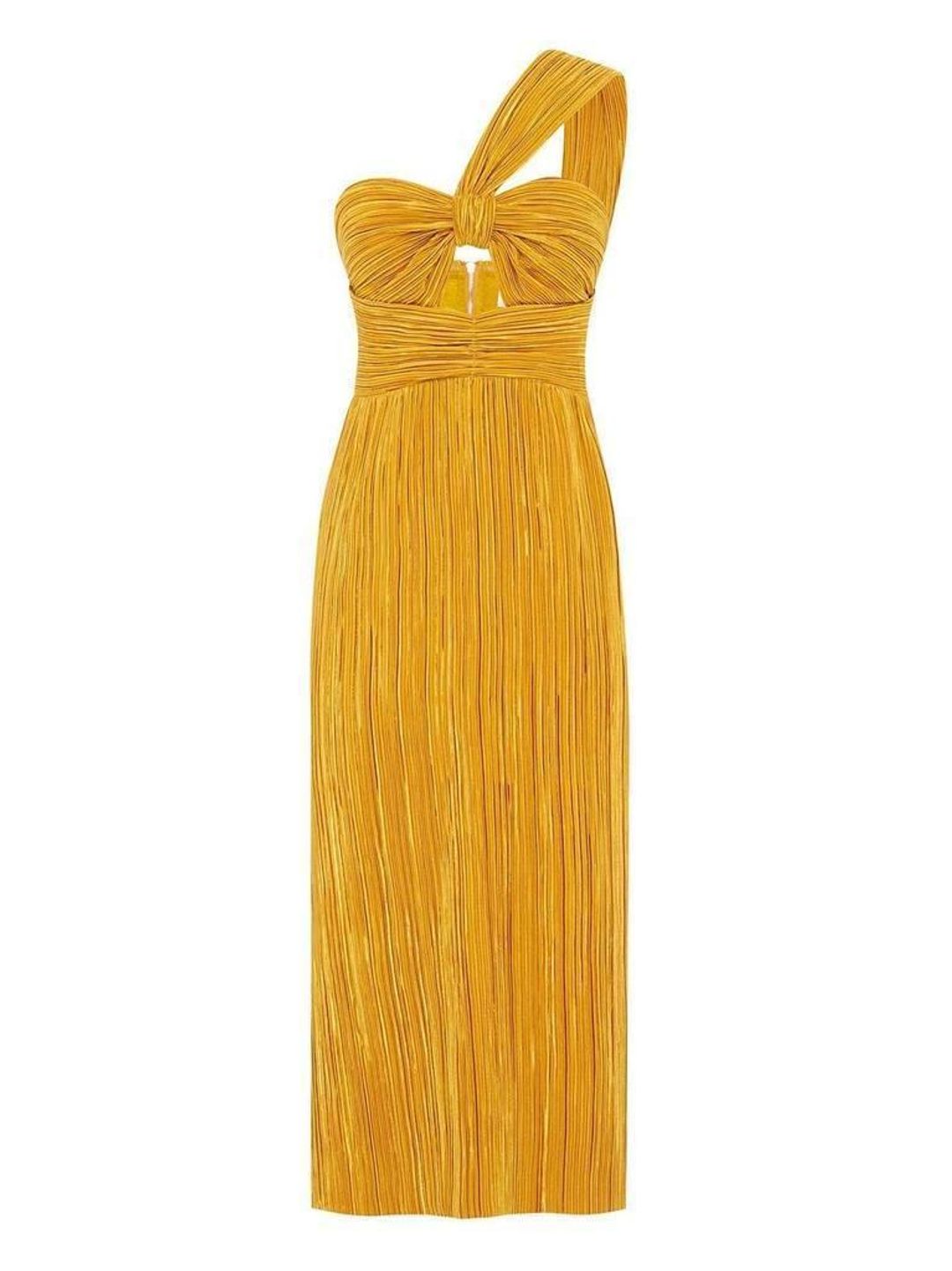 Alice McCall Power Lady Dress Mustard Yellow Size 6 for rent on The Volte - main image