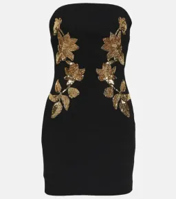 REBECCA VALLANCE Versailles Mini Dress - Black/ Gold Size 10 for rent on The Volte - image 3