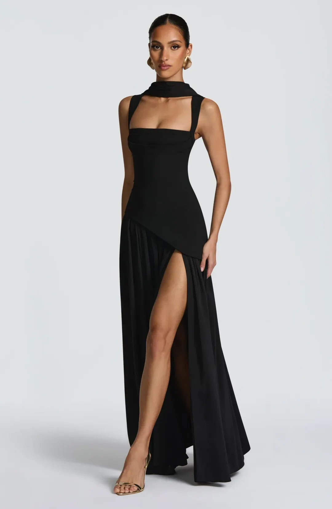 Babyboo Tullulah Maxi Dress in Black Size 8 for rent on The Volte - main image