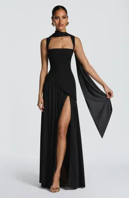 Babyboo Tullulah Maxi Dress in Black Size 8 for rent on The Volte - image 1