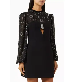 🖤 Rebecca Vallance Ellasandra Mini Dress in Black Size 10 🖤 for rent on The Volte - image 10