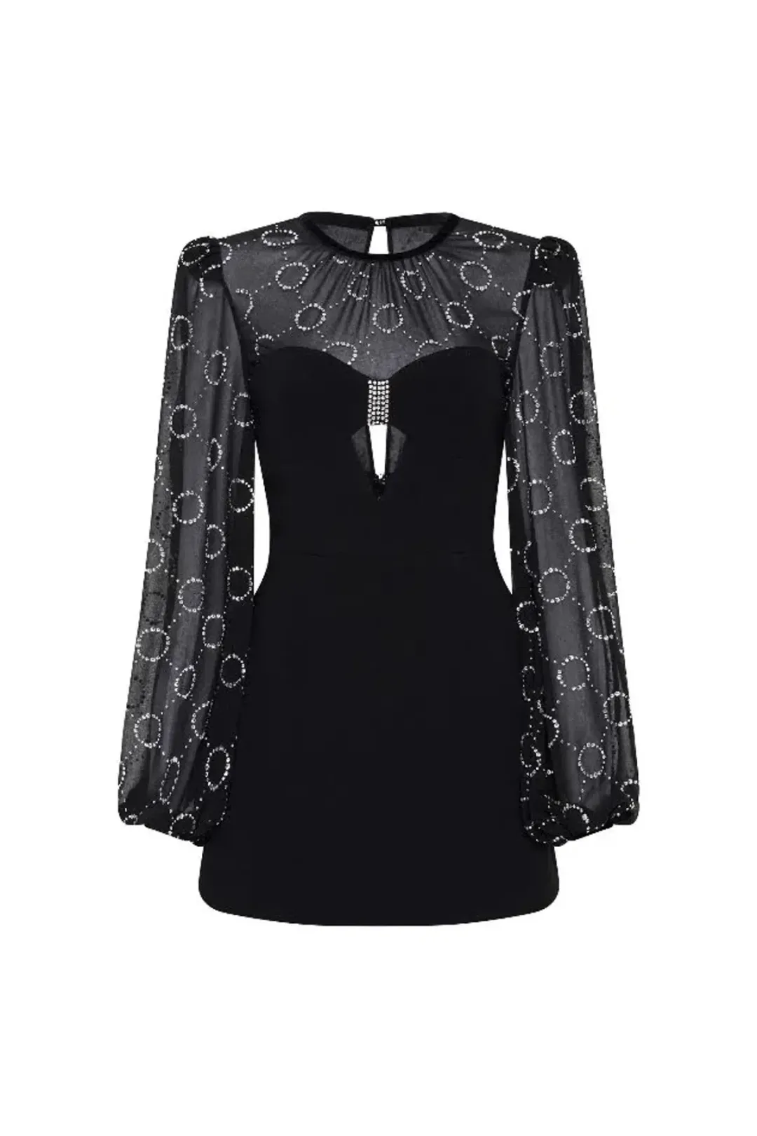 🖤 Rebecca Vallance Ellasandra Mini Dress in Black Size 10 🖤 for rent on The Volte - main image