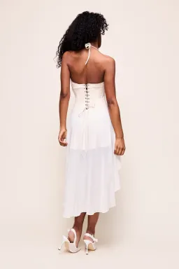 DANIELLE GUIZIO MARINI CORSET DRESS ivory XS  for rent on The Volte - image 2