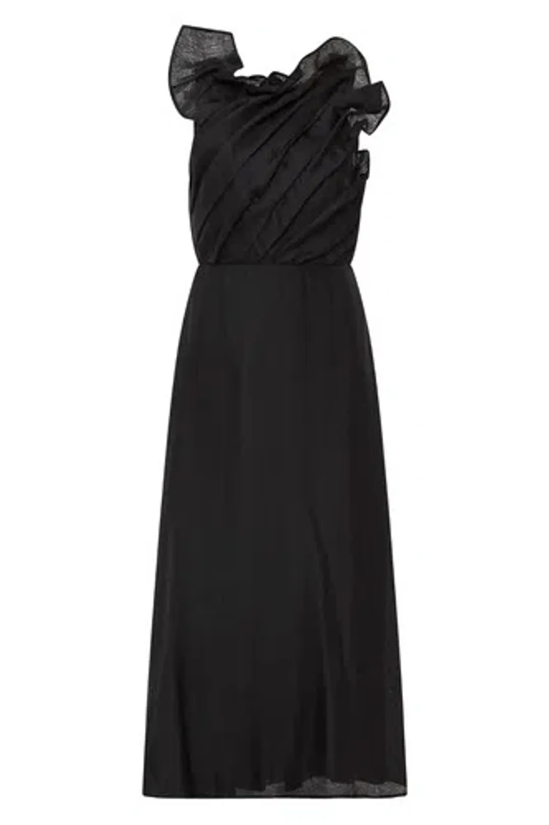 🖤 AJE Genesis Midi Dress – Black – Size 8 AU🖤 for rent on The Volte - main image
