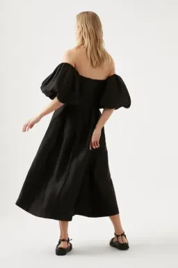 AJE EUGENIE OFF SHOULDER MIDI DRESS SIZE 12 for rent on The Volte - image 4