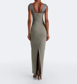 RACHEL GILBERT Malia embellished crêpe corset gown AU 6 for rent on The Volte - image 5