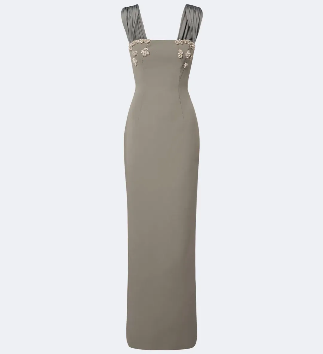 RACHEL GILBERT Malia embellished crêpe corset gown AU 6 for rent on The Volte - main image