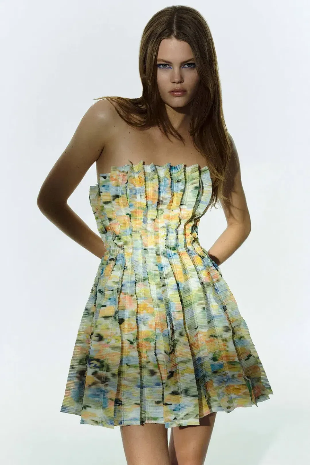 Aje Hybrid Sleeveless Mini Dress – Floral Haze – Size 14 for rent on The Volte - main image