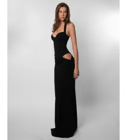 Fenity Hailey Maxi Dress Black Size XS Petite for rent on The Volte - image 3