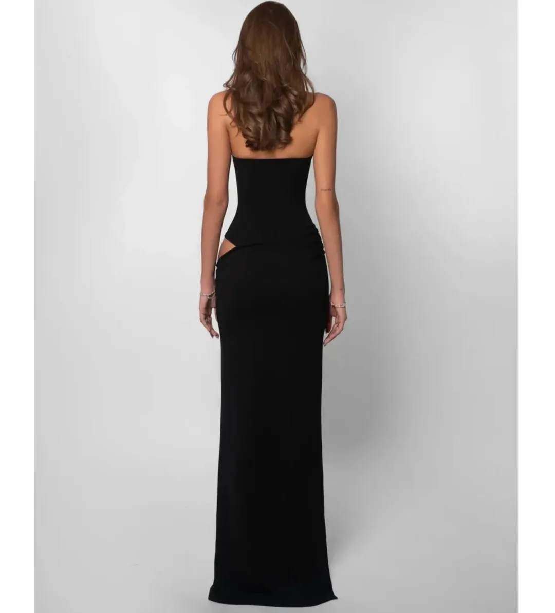 Fenity Hailey Maxi Dress Black Size XS Petite for rent on The Volte - main image