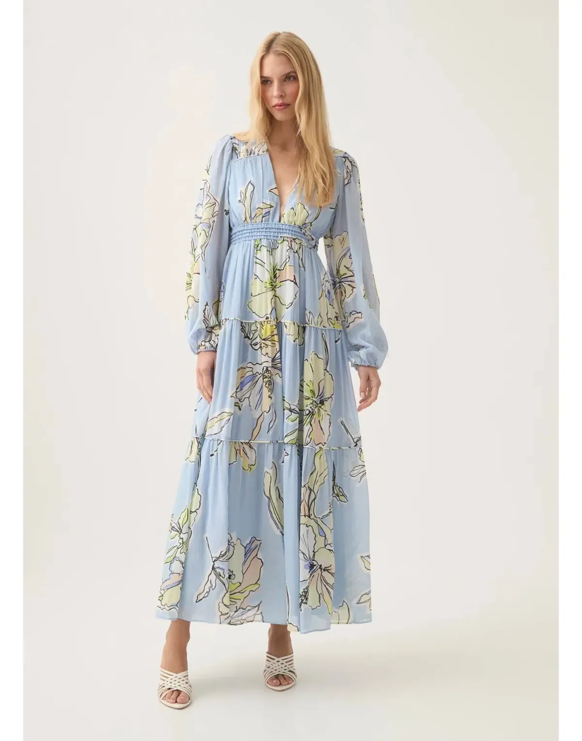 AJE ROMANTICA VOILE MAXI DRESS 14 for rent on The Volte - main image