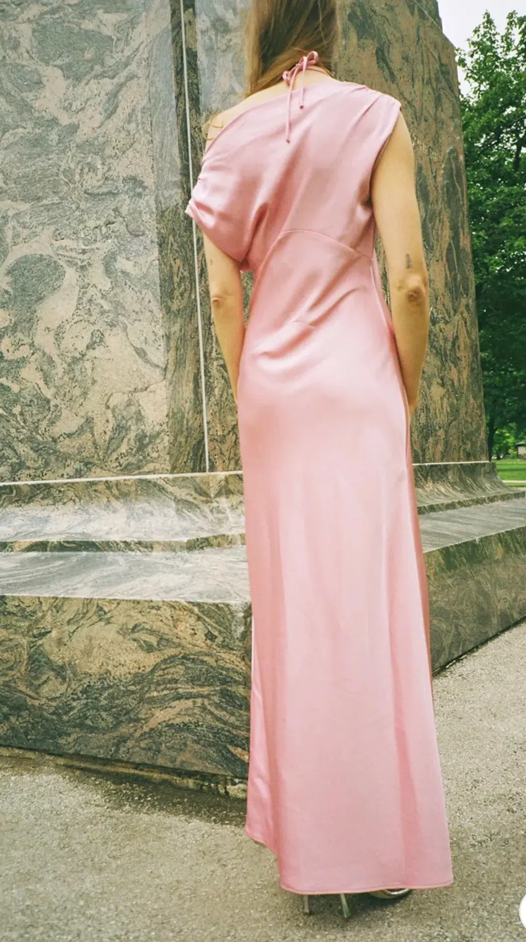 Paris Georgia Raina Dress Dusty Pink for rent on The Volte - main image