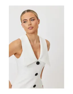 Bianca and Bridgett Miller Midi Dress White Size 6 AU for rent on The Volte - image 4