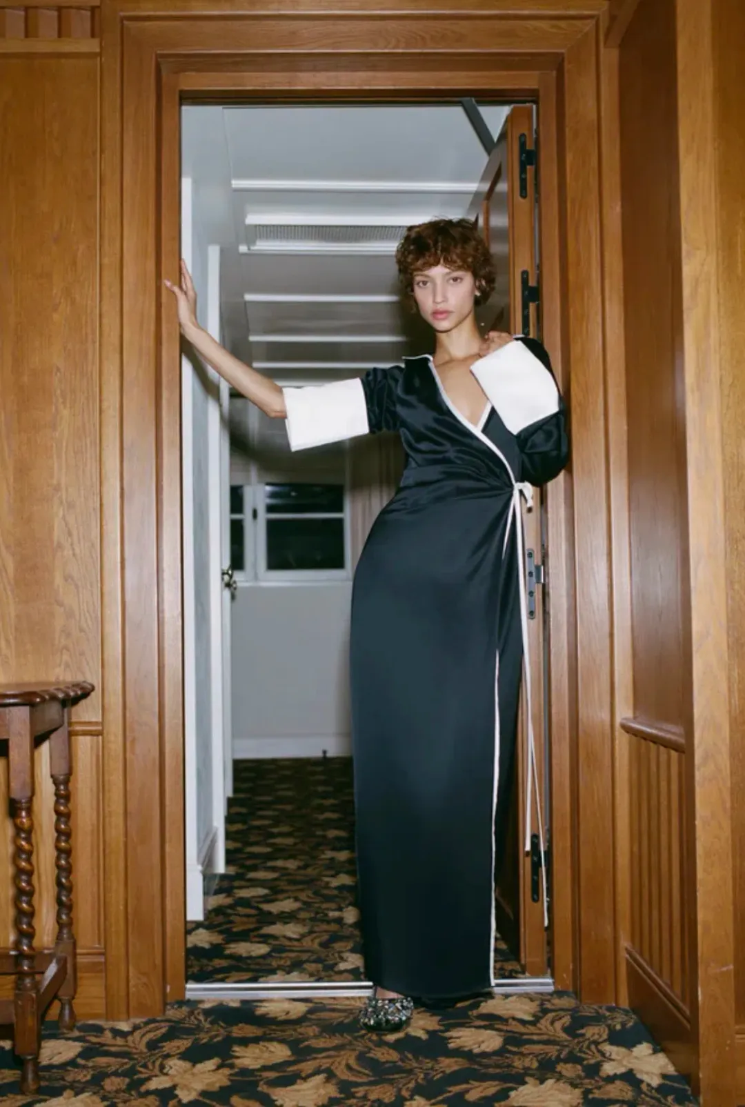 Sir Yasmin Wrap shirt dress for rent on The Volte - main image
