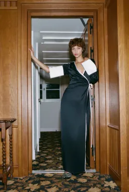 Sir Yasmin Wrap shirt dress for rent on The Volte - image 6