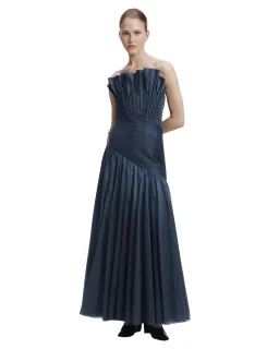 Aje Aquiline Gown Slate Blue Size 12 for rent on The Volte - image 1