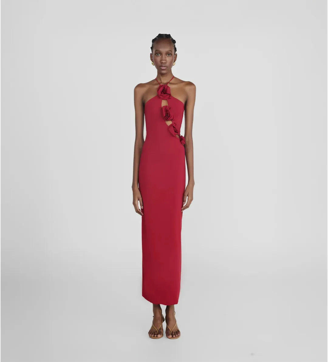 Maygel Coronel Liri Maxi Dress in Carmesi One Size for rent on The Volte - main image