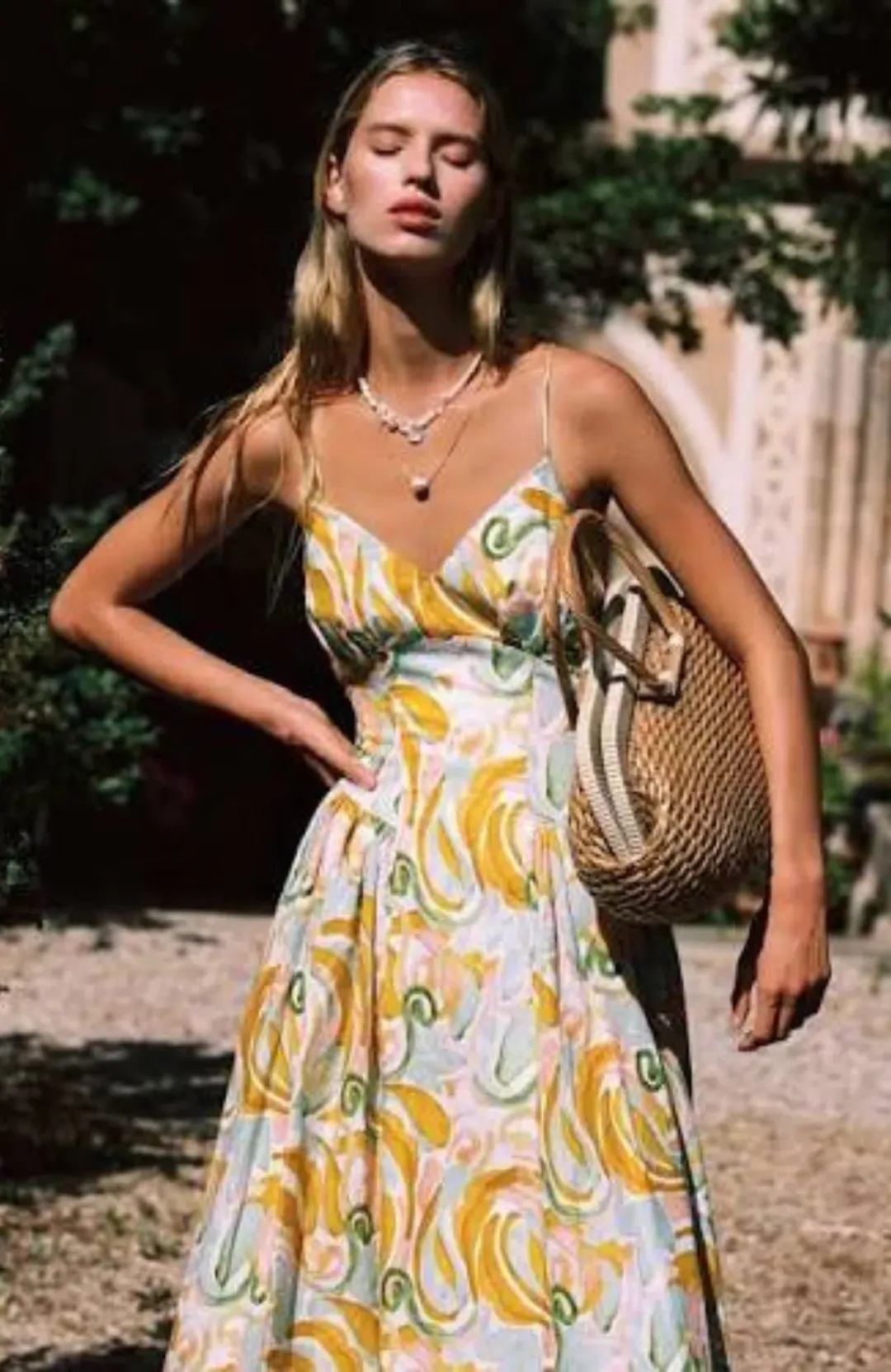 Steele Jasmine Allegro Print Midi Dress Size AU 12 / L for rent on The Volte - main image