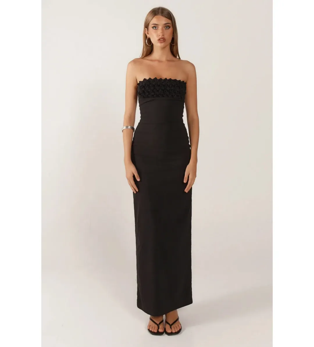 Ance Gria Margot Maxi Dress Black Size M / AU 10 for rent on The Volte - main image