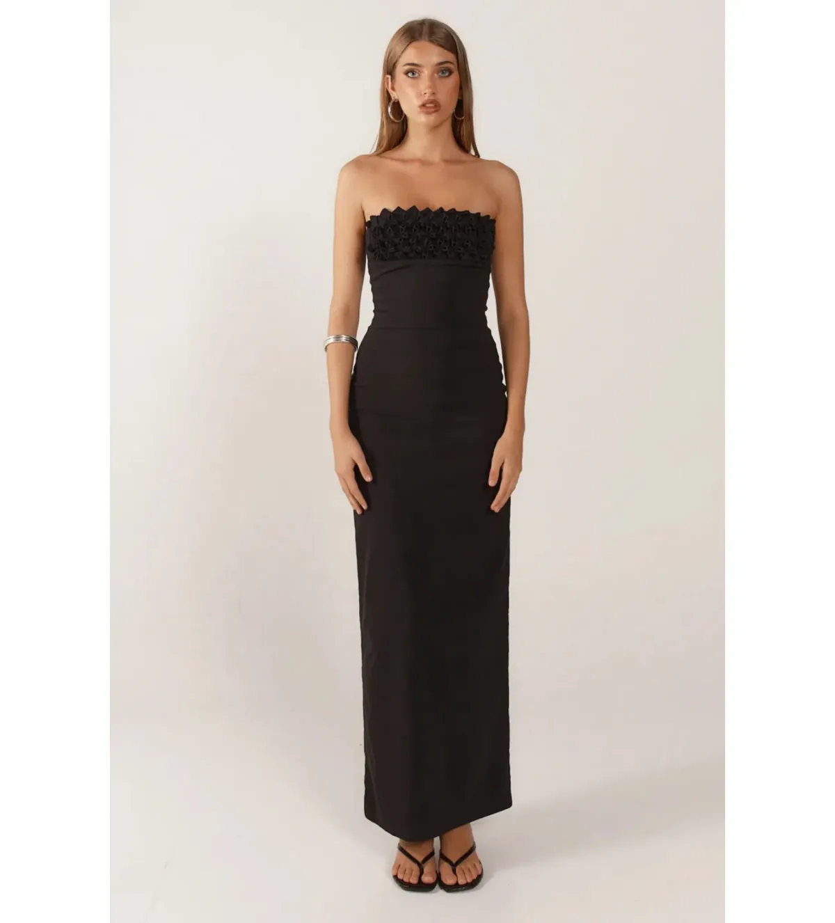 Ance Gria Margot Maxi Dress Black Size M / AU 10 for rent on The Volte - main image