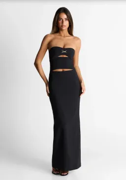 Sasha Therese Zhara Maxi Dress Black Size Small for rent on The Volte - image 3