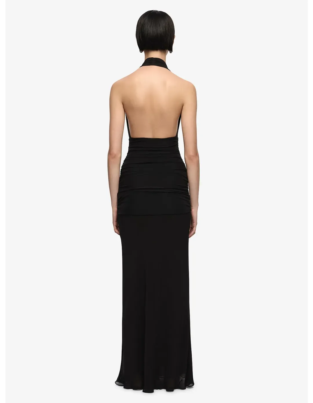 Bec + Bridge Cassis Drape Maxi Dress Black Size 8 for rent on The Volte - main image