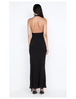 Bec + Bridge Cassis Drape Maxi Dress Black Size 8 for rent on The Volte - image 4
