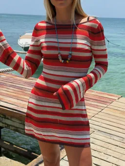 Sir The Label Coastline Mini Dress in Red Size 2 / AU 10 for rent on The Volte - image 1