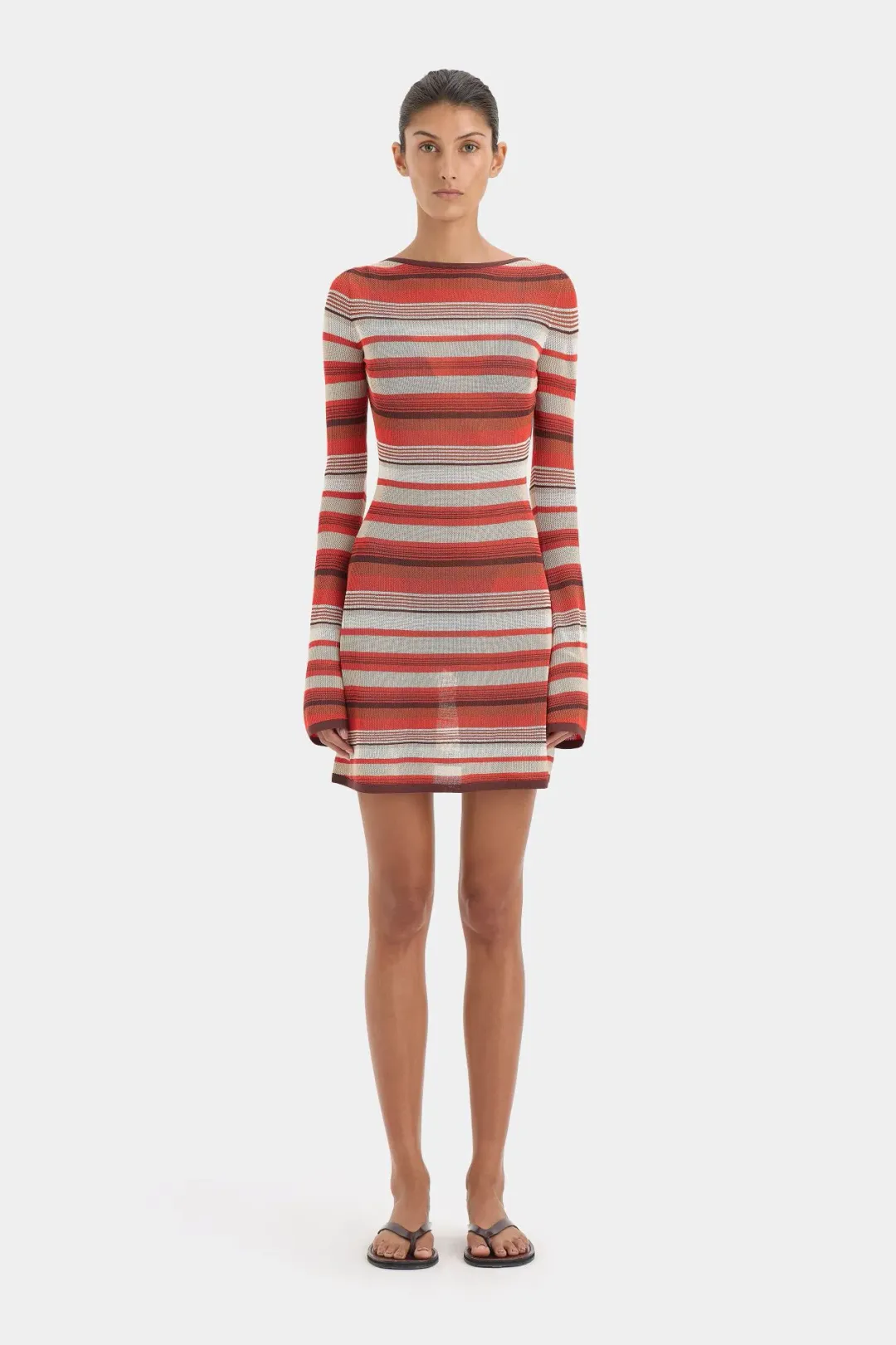 Sir The Label Coastline Mini Dress in Red Size 2 / AU 10 for rent on The Volte - main image