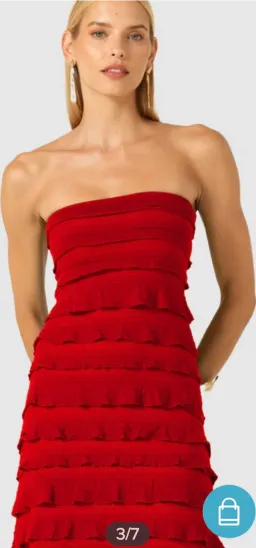 Sacha Drake Maddison Maxi Dress – Red Size 14 for rent on The Volte - image 3