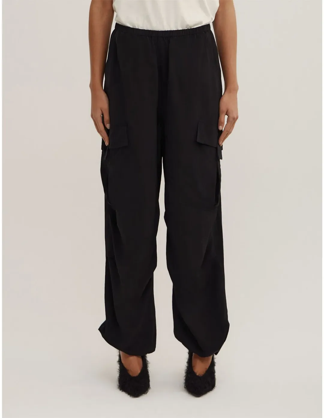 Witchery Black Cargo Pant Size 14 AU for rent on The Volte - main image