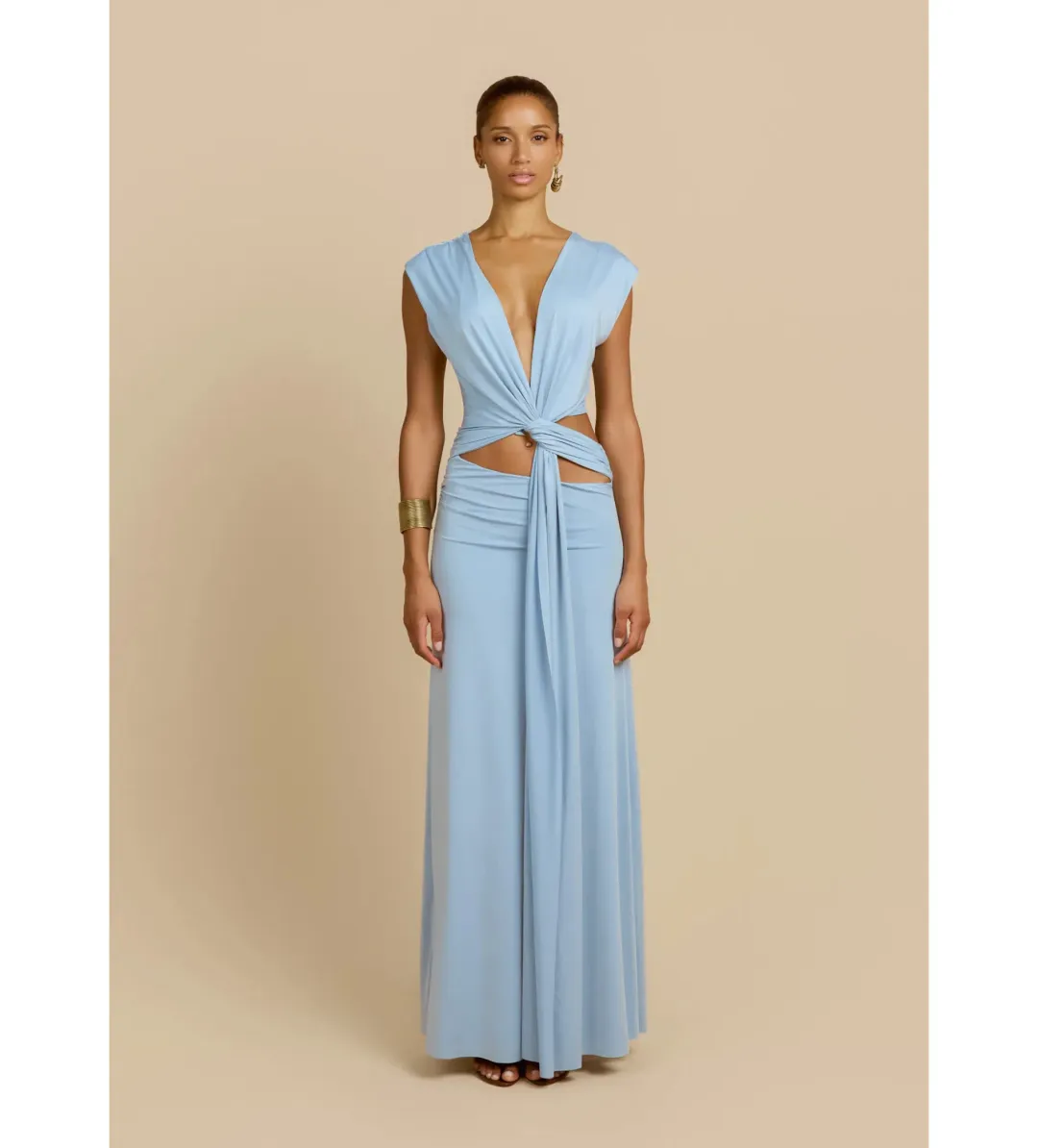 Arcina Ori Jade Dress in Blue Size XS/AU6 for rent on The Volte - main image