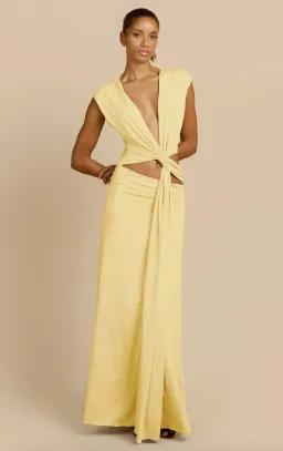 Arcina Ori, JADE DRESS, Maxi LEMON for rent on The Volte - image 1