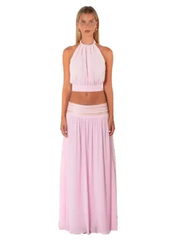i am delilah, Octavia Halter Set, Quartz, set, maxi, pink, size 8  for rent on The Volte - image 1